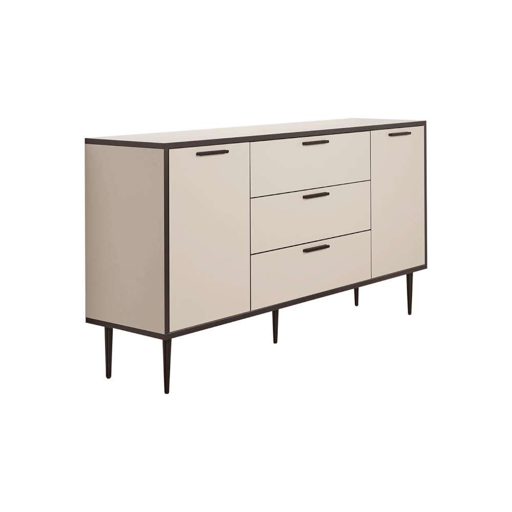 ตู้เก็บของ PROCRAFT รุ่น MONOLIT โมเดล CO3 ขนาด 160*40*85 CM สีเบจและดำ